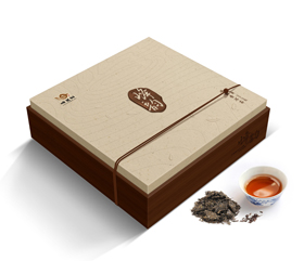 The tea box packaging